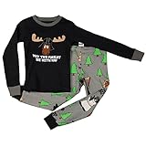 LazyOne Boys May The Forest Be With You Kids PJ Set Longsl
