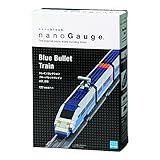 Nanoblock Bullet Train Building Blocks Kit (330 Piece), Blue