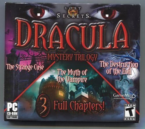 DRACULA MYSTERY TRILOGY ** STRANGE CASE * MYTH OF THE VAMPIRE * DESTRUCTION OF THE EVIL ** T FOR TEEN ** WIN 7 / VISTA / XP SP1 & 2