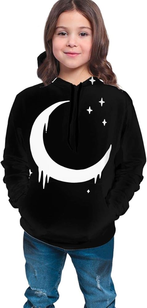 girls black pullover hoodie