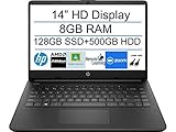 HP 14 Inch Premium Laptop, AMD Athlon Silver 3050U