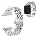 ImmSss Band Compatible for Apple Watch Series 4 40mm 44mm / Series 3 2 1 38mm 42mm for Women Men,Stainless Steel Band for Iwatch Bracelet Replacement Strap