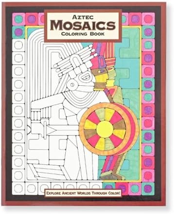 Mind Ware Aztec Mosaic Coloring Book
