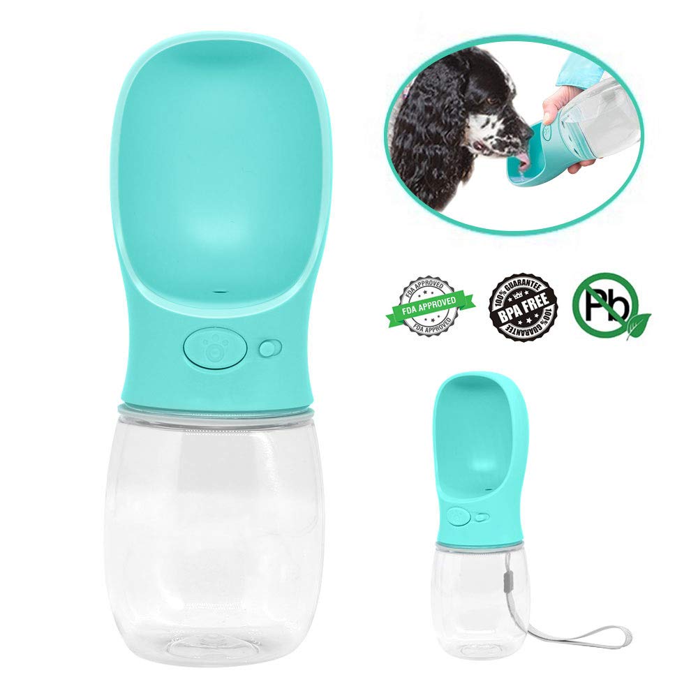 Brinonac Pet Water Drink Cup, Water Bottle, Portable, Leakproof Design Safe Healthy Dog/Cat Out Walking, Playing, Travelling