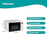 Hisense 700W 20L White Digital Solo Microwave Oven with Auto Defrost view 2