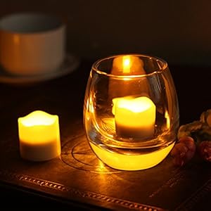 Home Impressions(家印象)LEDキャンドル 癒し ６時間タイマー 約150時間連続点灯可能 ４個入り