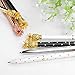 7 Pieces Pineapple Pens Ballpoint Pens - Beatiful Bling Metal Ballpoint Pen with Bonus 7pcs Ballpoint Pen Refills for Women,Co-workers,Kids,Girls