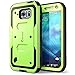 Galaxy S6 Active Case, [Heave Duty]Slim Protection i-Blason Armorbox [Dual Layer] Hybrid Full-body Protective Case with Front Cover and Built-in Screen Protector / Impact Resistant Bumpers Cover for Samsung Galaxy S6 Active 2015 ReleaseDoes Not Fit Regular Galaxy S6 (Green)