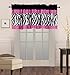 Grand Linen 5 Piece Oversize HOT Pink Black White Zebra Leopard Micro Fur Comforter Set Twin Size Bedding - Teen, Girl, Youth, Tween, Children's Room, Master Bedroom, Guest Room