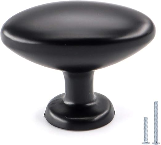 Peaha Dresser Drawer Knobs Black Cabinet Knobs 10 Pack