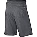 Nike Mens Sportswear Logo Shorts Carbon Heather/White 836277-091 (X-Large)