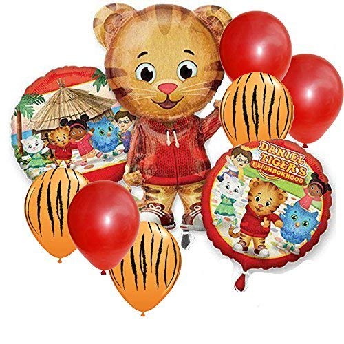 Daniel Tiger Jumbo Shape Party Balloon Set - 9 pc