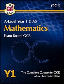 A Level Maths For Ocr Year 1 As Student Book With Online Edition Perfect For Home Learning And 2021 Assessments Cgp A Level Maths Amazon Co Uk Cgp Books Cgp Books 9781782947219 Books