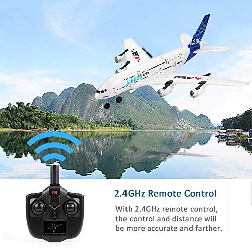 Goolsky Wltoys XK A120 Airbus A380 Model Plane 3CH EPP 2.4G Remote Control Airplane Fixed-Wing RTF Toy - Thumbnail 5