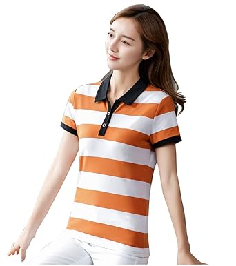 Amazon Fevon ポロシャツ レディース 半袖 2019夏 Tシャツ 折り襟