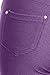 Women's Jeggings Pull On Slimming Cotton Jean Like Leggings (Purple, Small)