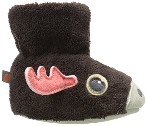 Acorn Easy Critter Kids Bootie Slipper,Moose,Toddler Small 0-6 Months