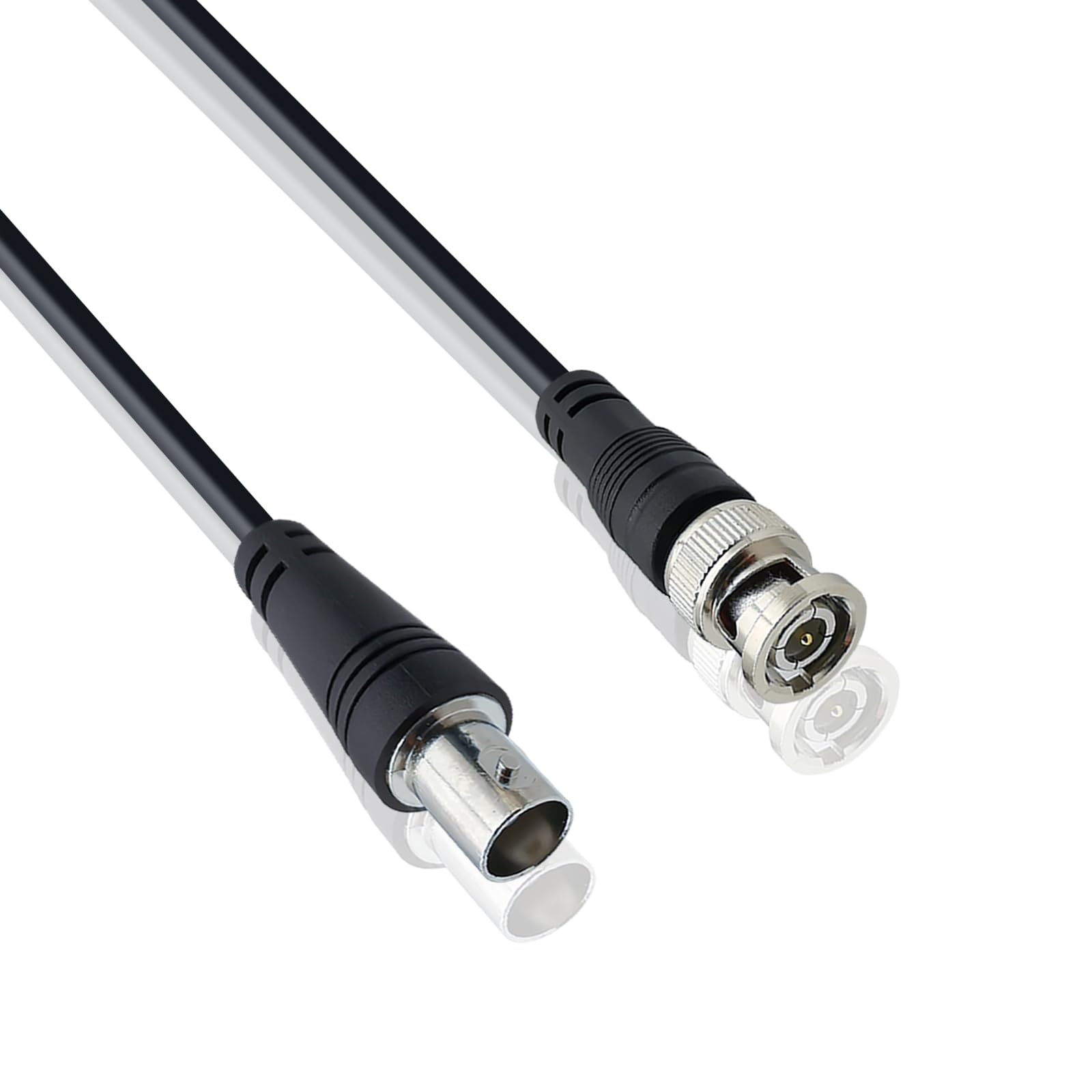 iYueMps BNC Male to Female Cable, 3m BNC Extension Cable RF Professional Coaxial Wire Cord for CCTV Camera Video