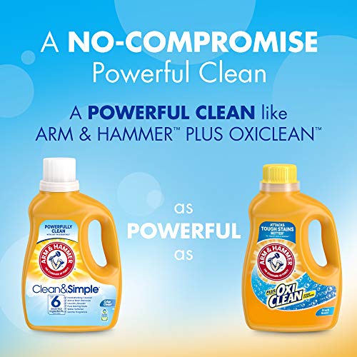 Arm & Hammer Clean & Simple, 70 Loads Liquid Laundry Detergent, 122.5 Fl oz, (packaging may vary) - Image 5