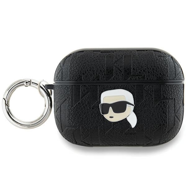 CG Mobile Karl Lagerfeld KLAP2PGKIPK Case for AirPods Pro 2 (2022/2023) Black Monogram Karl Head