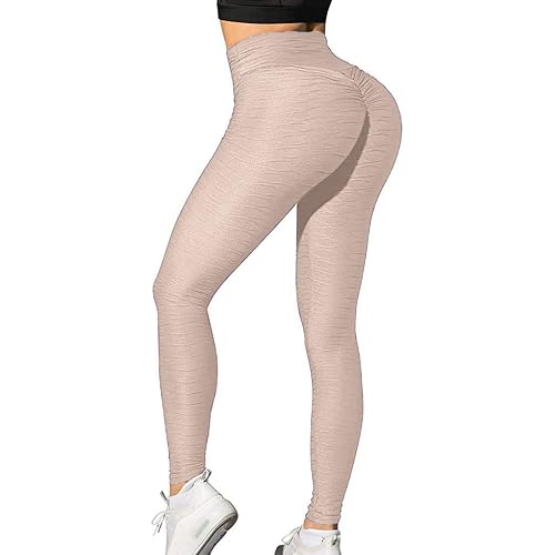 Womens High Waist Yoga Pants Tummy Control Workout Running Yoga Leggings