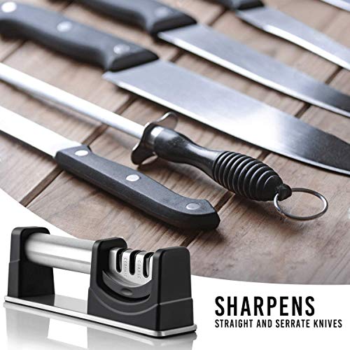 3 Knife+Sharpener+Professional+Straight+Tungsten