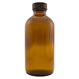 GreenHealth 8 fl oz Amber Glass Bottle with