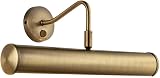 National Lighting YOKER Traditional Decorative Antique Brass E14 LED Wall Lamp view 1