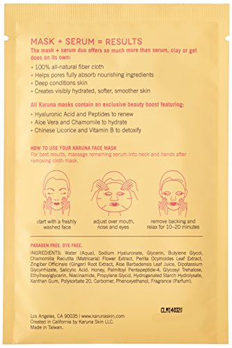 Karuna Clarifying + Face Mask, Pack of 4, 3.80 fl. oz.