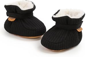 Ohwawadi Infant Baby Slippers Girls Boys Booties Warm Baby Socks Shoes Newborn Crib Footwear Prewalkers