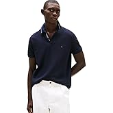 Tommy Hilfiger Mens Short Sleeve Polo Shirts in Regular Fit with Designs, Available in Big and Tall