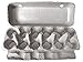 Blank 12-Egg Flat Top Paper Pulp Carton - Bulk Egg Cartons (125)