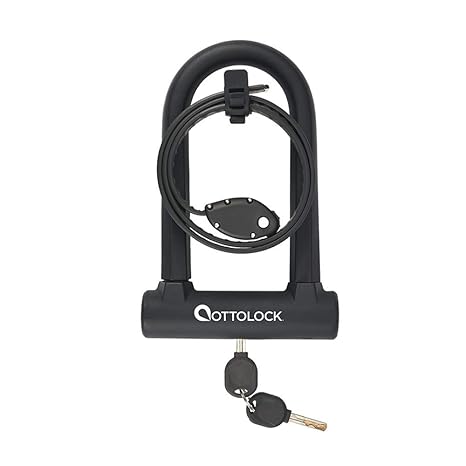ottolock steel & kevlar combination bike lock