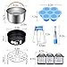 SIMAVO Pressure Cooker Accessories Set Compatible with Instant Pot 6,8 QT -New Steamer Basket | Egg Steamer Rack | Springform cake Pan | Egg Bites Mold | Magnet cooking time and more, 10+Pcs