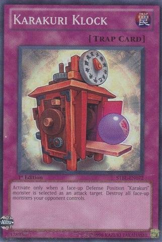 Yu-Gi-Oh! - Karakuri Klock (STBL-EN072) - Starstrike Blast - 1st Edition - Super Rare