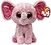 Ty Beanie Boos Ellie Pink Speckled Elephant Regular Plush