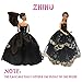 zhihu 10 Pcs Barbie Handmade Fashion Wedding Party Gown Dresses & Clothes Gifts for Barbie+20 Pair Shoes for Barbie Doll( Random Style)