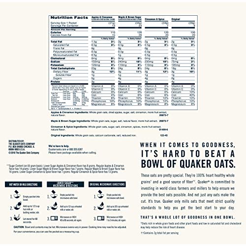 2 Quaker+Instant+Oatmeal+Variety+Breakfast