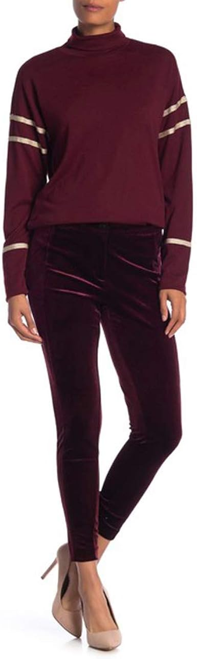 velvet skinny pants