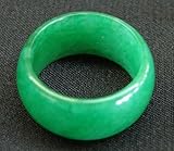 Chinese Jade Rings with Wide Band-size 10
