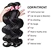 Haorui Virgin Brazilian Hair Weaves Body Wave Weft 3 Bundles 10-26inch 100% Cheap Unprocessed Human Hair Extensions Natural Color (100+/-5g)/pc (14 16 18)