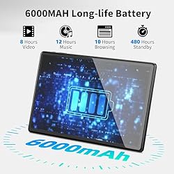SGIN Android 12 Tablet, 10 Inch Tablet 4GB RAM 64GB