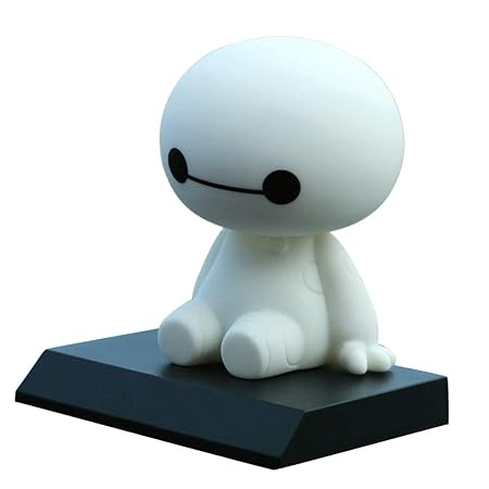 Semine Roboter schütteln kopffigur Auto Ornamente Auto Innendekorationen große weiße Puppe Spielzeug Ornament-Accessoires