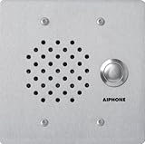 Aiphone Corporation LE-SS/A Audio Door Station for LEF, LEM, AP-M, or MP-S Series, Stainless Steel, 4-3/4