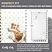 Cuddly Cubs 2 Pack Jersey Cotton Crib Mattress Sheets for Baby Boy, Girl - Grey Stripes, Sheep Toddler Bed Sheets - Fits Standard 28 x 52