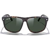 MERRY'S Men's Oversized Square Polarized Sunglasses for Driving Fishing Golfing UV400 Protection S8147