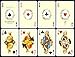 Gibsons Games Piatnik Playing Cards - Rococo, double deck