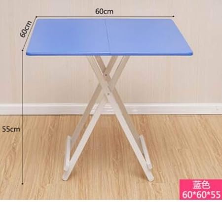 SDFJKO60 * 60 * 55CM Tragbarer Picknicktisch im Freien Klappbarer