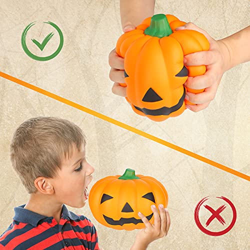 LovesTown Large Pumpkin Squishy, Halloween Squishy Pumpkin Halloween Squishy Toy Kids Pumpkin Toy for Halloween Thanksgiving Party Favor