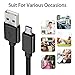 Micro USB Cable,2Pack Extra Long Android Charger Cable for Samsung Galaxy S7,6Ft 10Ft Android Phone Fast Charger Cord for Samsung Galaxy S6 Edge S5,Note 5,Note 4,Note 2,LG G4,PS4,Camera,Black